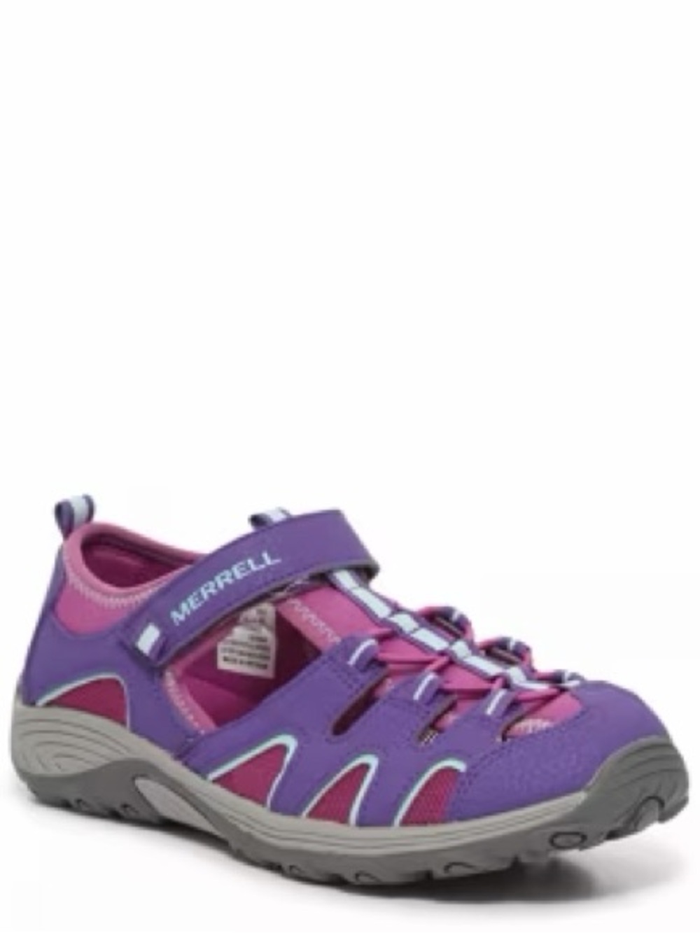 Merrell Kids Purple and Pink Closed-Toe Active Sandal
